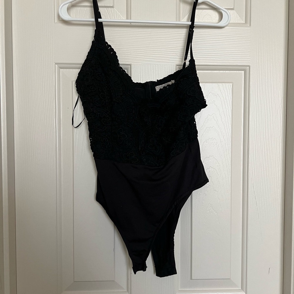 black bodysuit